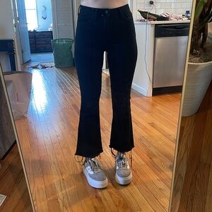 Just Black Denim high waisted flare jeans